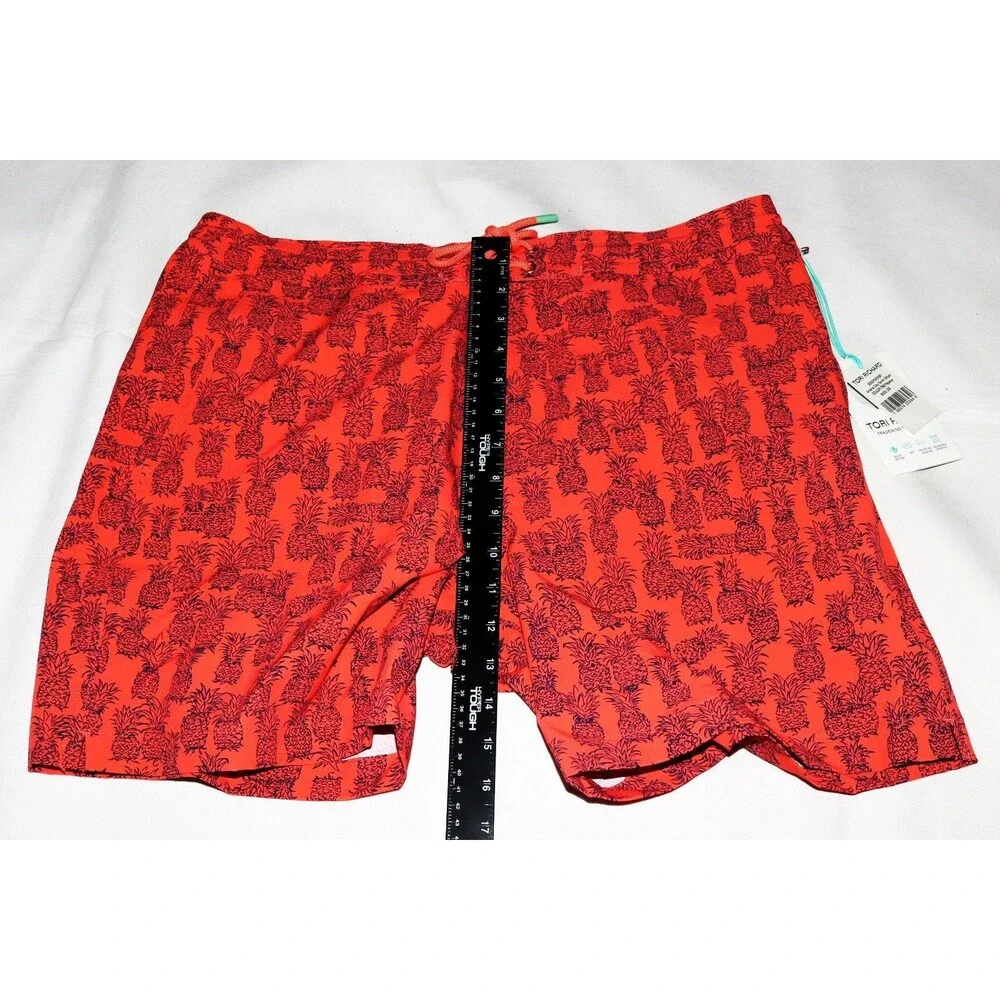 Tori Richard Anana Day‎ Tradewind Technology Shorts Pineapple Lined Swim Trunks